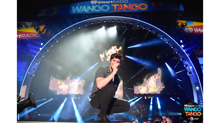 Shawn Mendes performs onstage during the 2018 iHeartRadio Wango Tango by AT&T at Banc of California Stadium on June 2, 2018 in Los Angeles, California. 