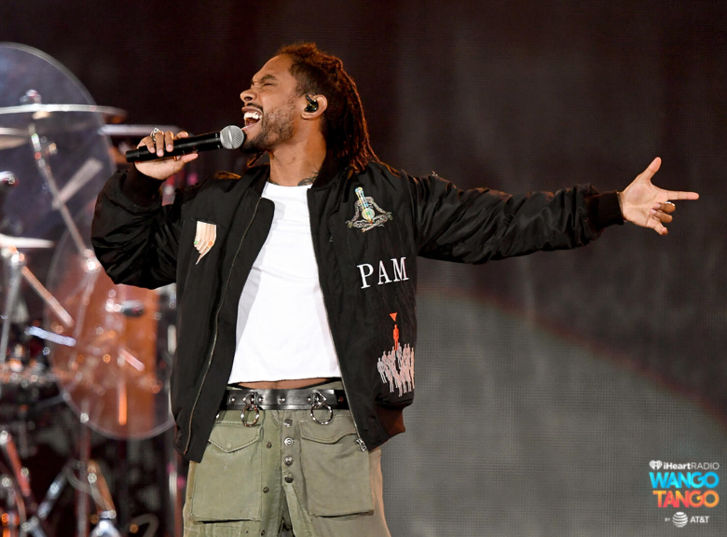 Miguel performs onstage during the 2018 iHeartRadio Wango Tango by AT&T at Banc of California Stadium on June 2, 2018 in Los Angeles, California.