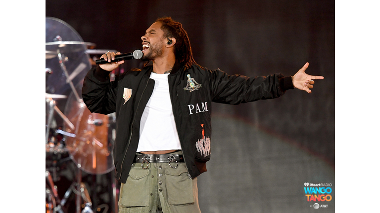 Miguel performs onstage during the 2018 iHeartRadio Wango Tango by AT&T at Banc of California Stadium on June 2, 2018 in Los Angeles, California.