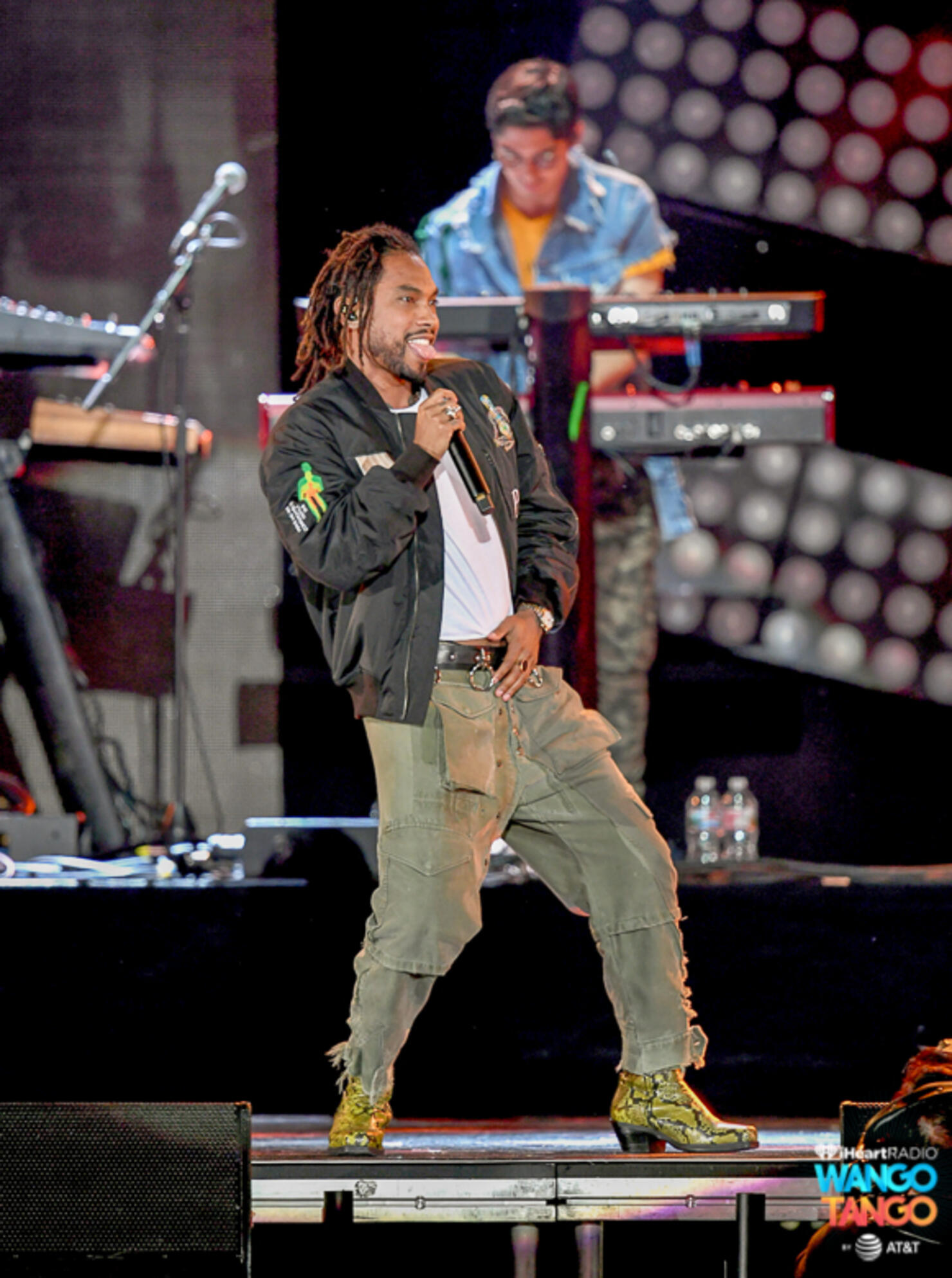 Miguel performs onstage during the 2018 iHeartRadio Wango Tango by AT&T at Banc of California Stadium on June 2, 2018 in Los Angeles, California.