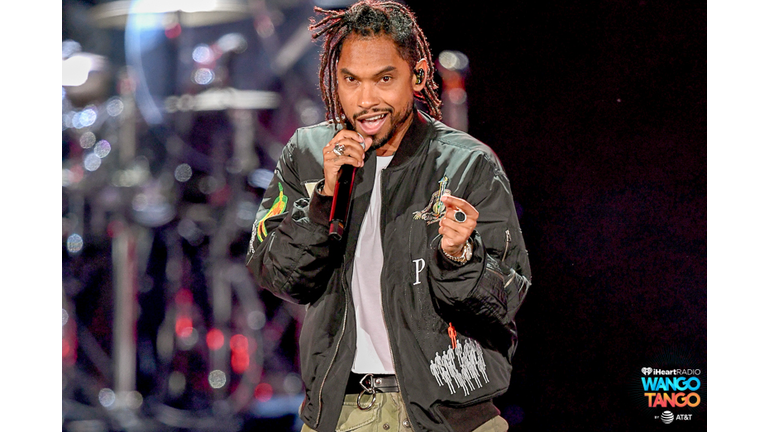 Miguel performs onstage during the 2018 iHeartRadio Wango Tango by AT&T at Banc of California Stadium on June 2, 2018 in Los Angeles, California.