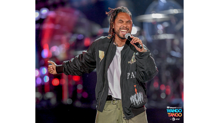 Miguel performs onstage during the 2018 iHeartRadio Wango Tango by AT&T at Banc of California Stadium on June 2, 2018 in Los Angeles, California.