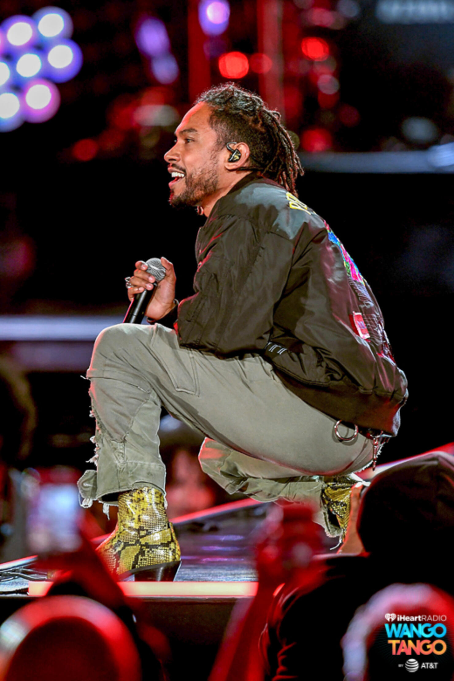 Miguel performs onstage during the 2018 iHeartRadio Wango Tango by AT&T at Banc of California Stadium on June 2, 2018 in Los Angeles, California.