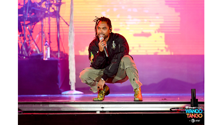 Miguel performs onstage during the 2018 iHeartRadio Wango Tango by AT&T at Banc of California Stadium on June 2, 2018 in Los Angeles, California.