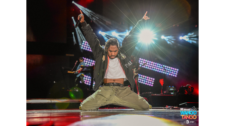 Miguel performs onstage during the 2018 iHeartRadio Wango Tango by AT&T at Banc of California Stadium on June 2, 2018 in Los Angeles, California.
