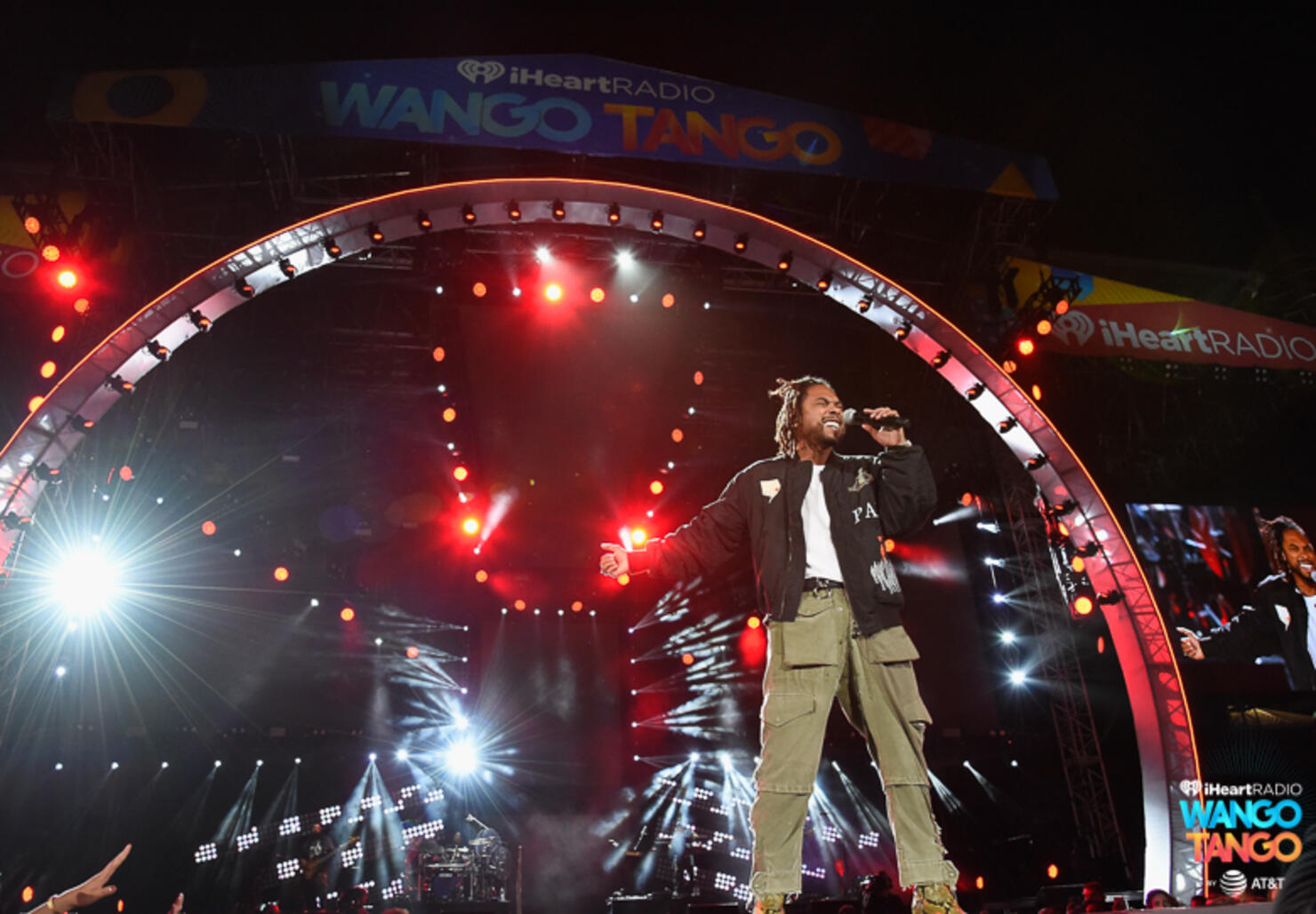 Miguel performs onstage during the 2018 iHeartRadio Wango Tango by AT&T at Banc of California Stadium on June 2, 2018 in Los Angeles, California.