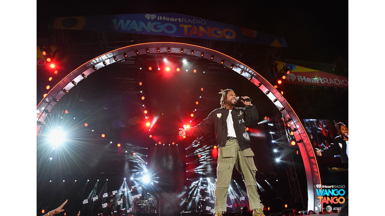Miguel performs onstage during the 2018 iHeartRadio Wango Tango by AT&T at Banc of California Stadium on June 2, 2018 in Los Angeles, California.