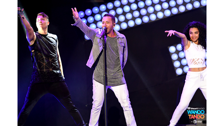 Nick Carter, Howie Dorough, AJ McLean, and Brian Littrell of music group Backstreet Boys perform onstage during the 2018 iHeartRadio Wango Tango by AT&T at Banc of California Stadium on June 2, 2018 in Los Angeles, California.