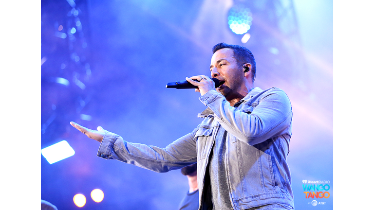 Nick Carter, Howie Dorough, AJ McLean, and Brian Littrell of music group Backstreet Boys perform onstage during the 2018 iHeartRadio Wango Tango by AT&T at Banc of California Stadium on June 2, 2018 in Los Angeles, California.