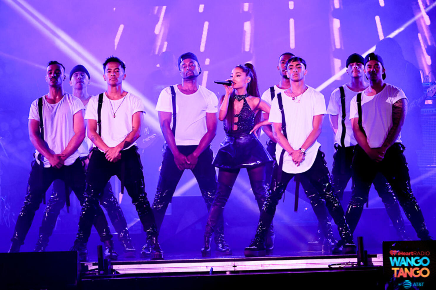Ariana Grande performs onstage during the 2018 iHeartRadio Wango Tango by AT&T at Banc of California Stadium on June 2, 2018 in Los Angeles, California.