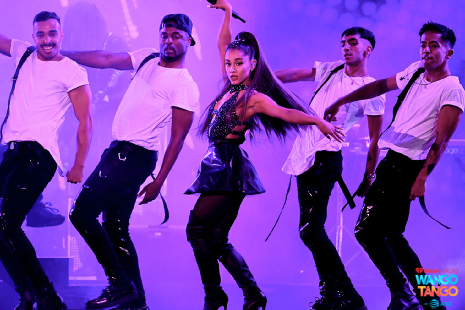 Ariana Grande performs onstage during the 2018 iHeartRadio Wango Tango by AT&T at Banc of California Stadium on June 2, 2018 in Los Angeles, California.