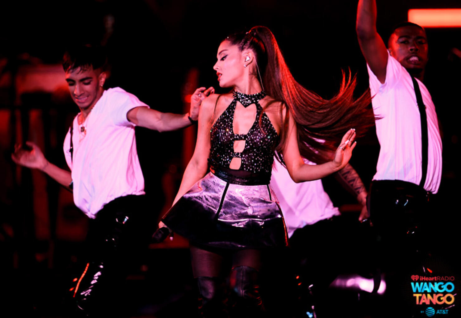 Ariana Grande performs onstage during the 2018 iHeartRadio Wango Tango by AT&T at Banc of California Stadium on June 2, 2018 in Los Angeles, California.