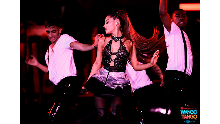 Ariana Grande performs onstage during the 2018 iHeartRadio Wango Tango by AT&T at Banc of California Stadium on June 2, 2018 in Los Angeles, California.