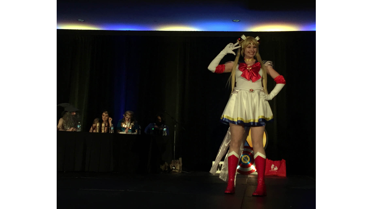 Sailor Moon in the costume competition