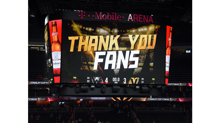 Vegas Golden Knights Thank You Fans