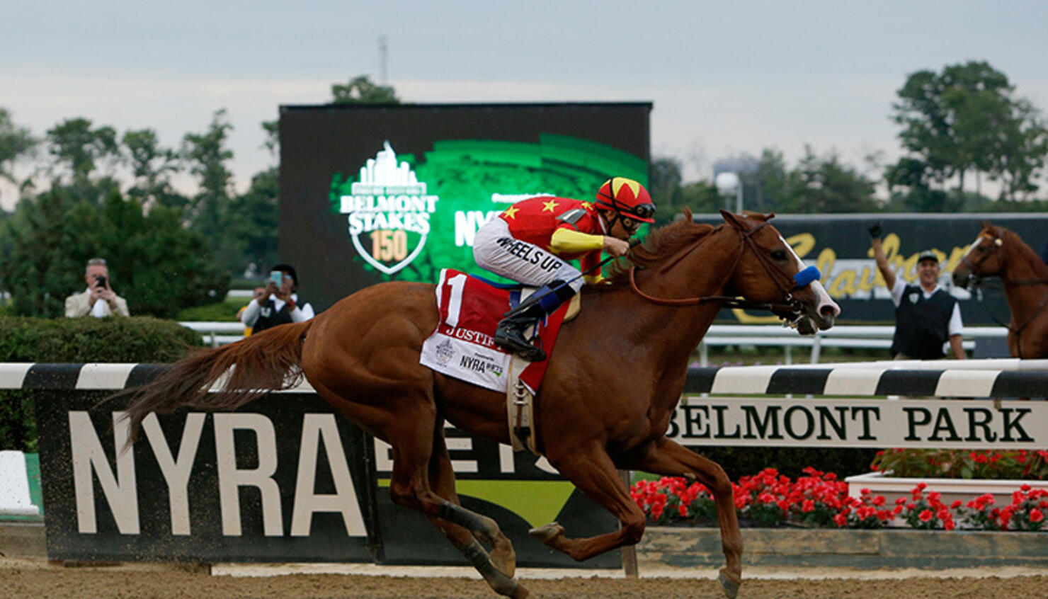justify belmont  stakes