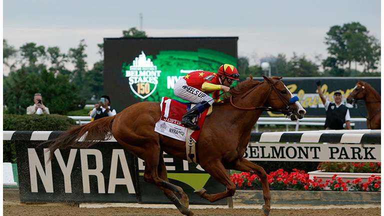 justify belmont  stakes