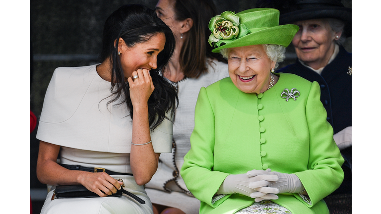 The Duchess Of Sussex Undertakes Her First Official Engagement With Queen Elizabeth II