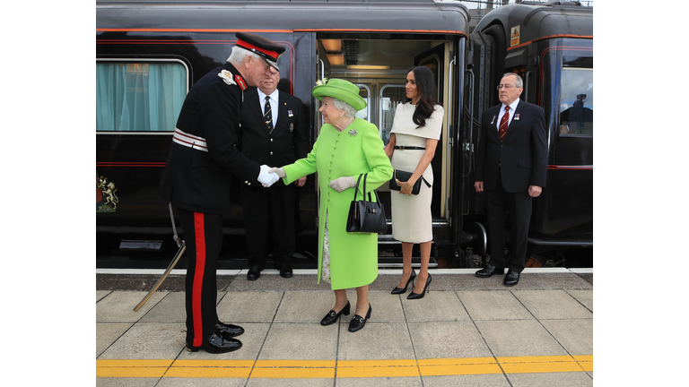 The Duchess Of Sussex Undertakes Her First Official Engagement With Queen Elizabeth II