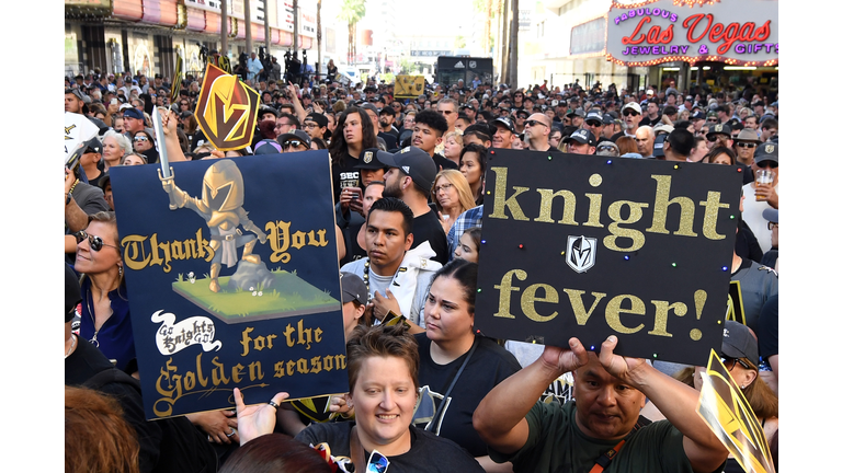 Vegas Golden Knights Host 'Stick Salute To Vegas And Our Fans' Event