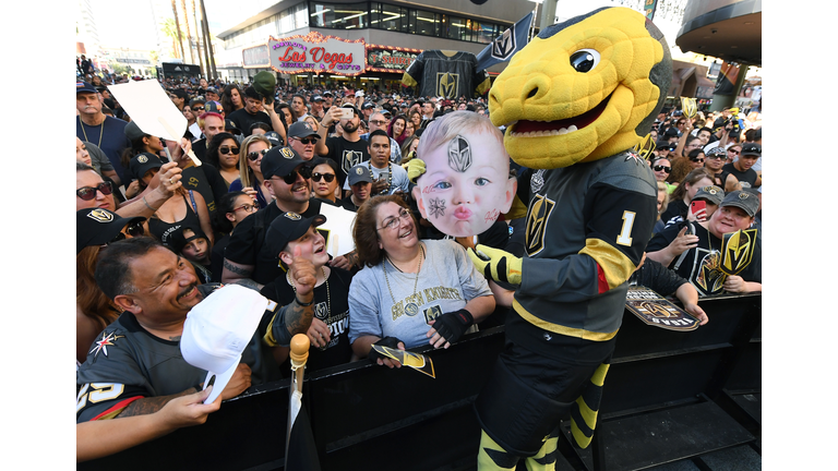 Vegas Golden Knights Host 'Stick Salute To Vegas And Our Fans' Event