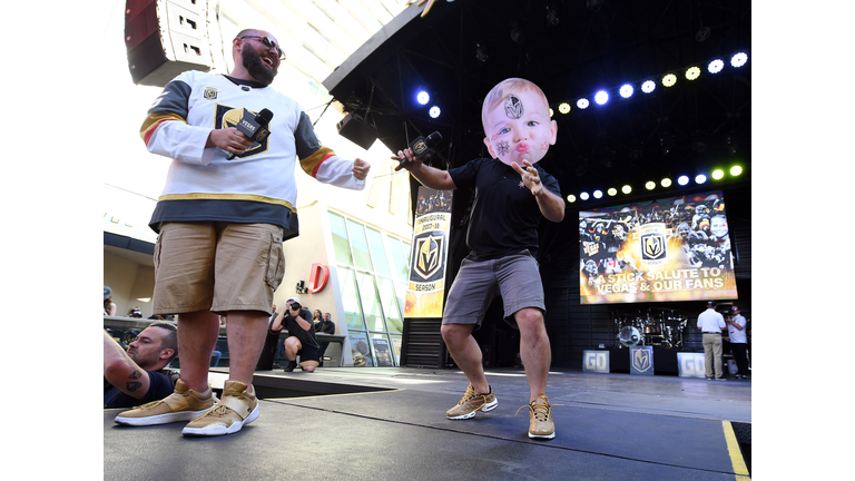 Vegas Golden Knights Host 'Stick Salute To Vegas And Our Fans' Event