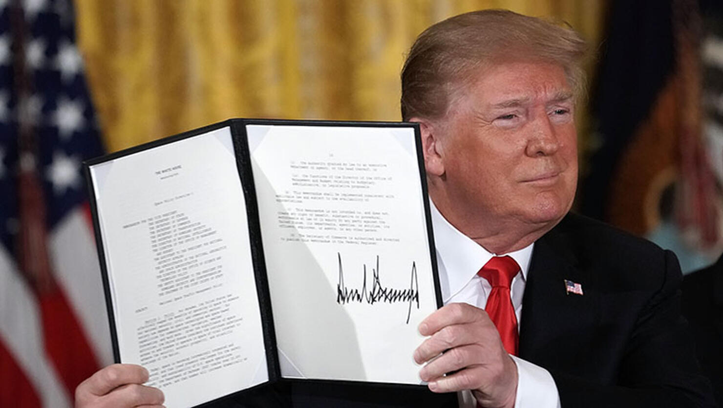 President Trump signs an executive order