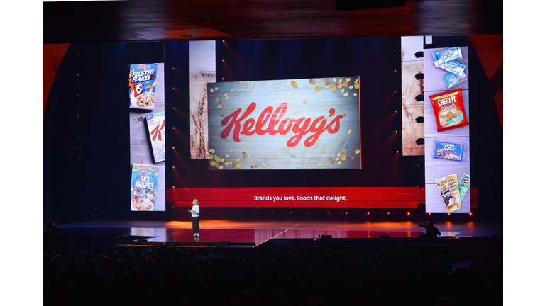 President of US Snacks for Kellogg's, Deanie Elsner, speaks onstage during the YouTube Brandcast 2018 presentation at Radio City Music Hall on May 3, 2018 in New York City. (Photo by Noam Galai/Getty Images)