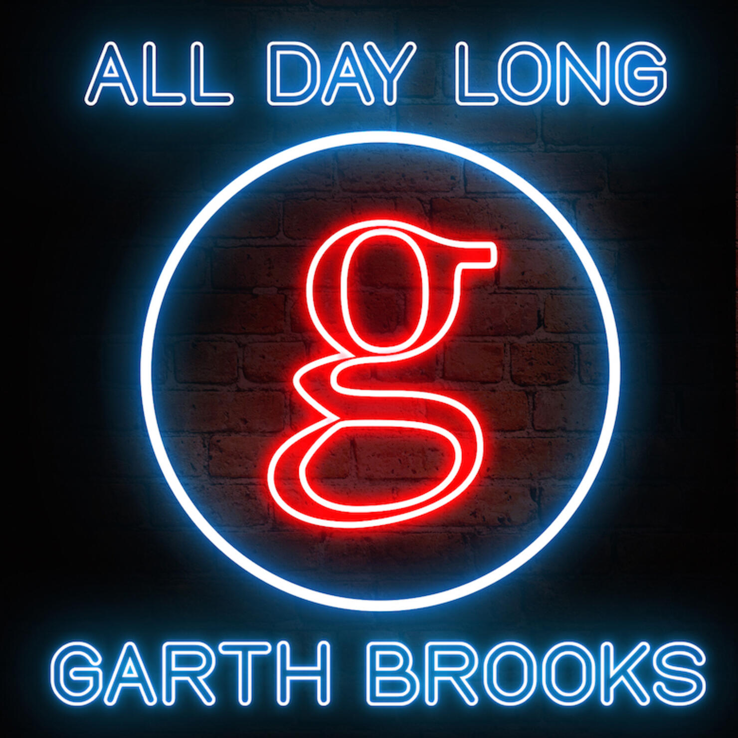Garth Brooks Single Cover Art "All Day Long"