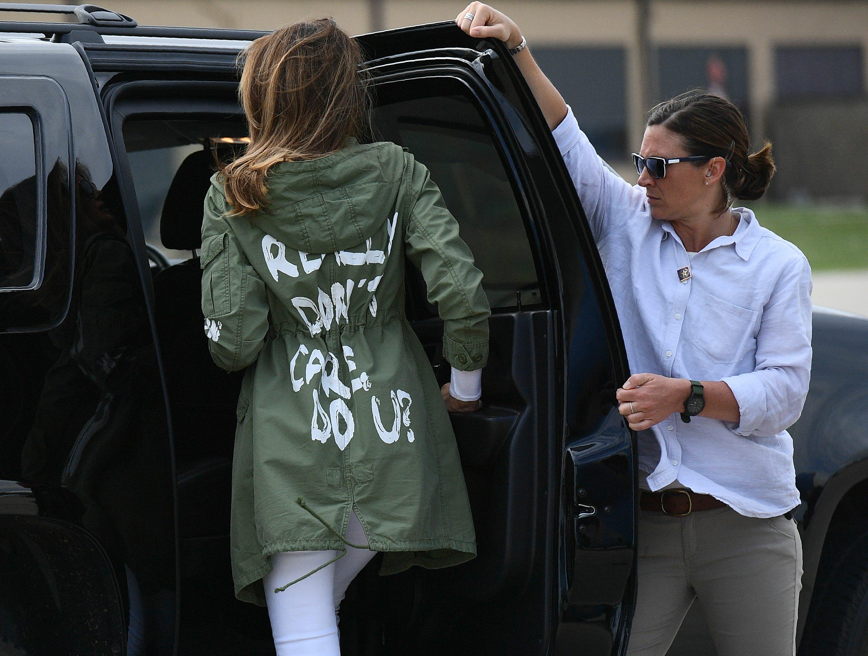Melania Trump Visits Border Detention Center Wearing "I Don't Care" Jacket - Thumbnail Image