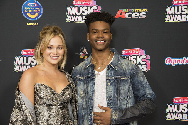 Olivia Holt and Aubrey Joseph