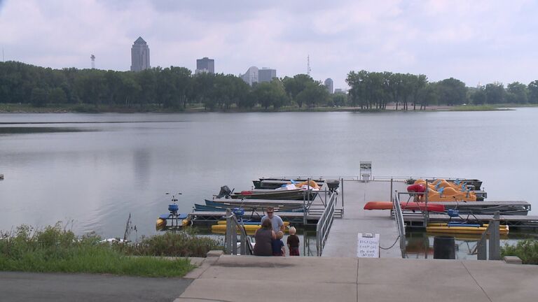 Gray's Lake in Des Moines. Photo WHO TV