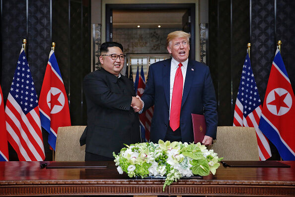 KIM JONG UN AND PRESIDENT TRUMP-GETTY IMAGES