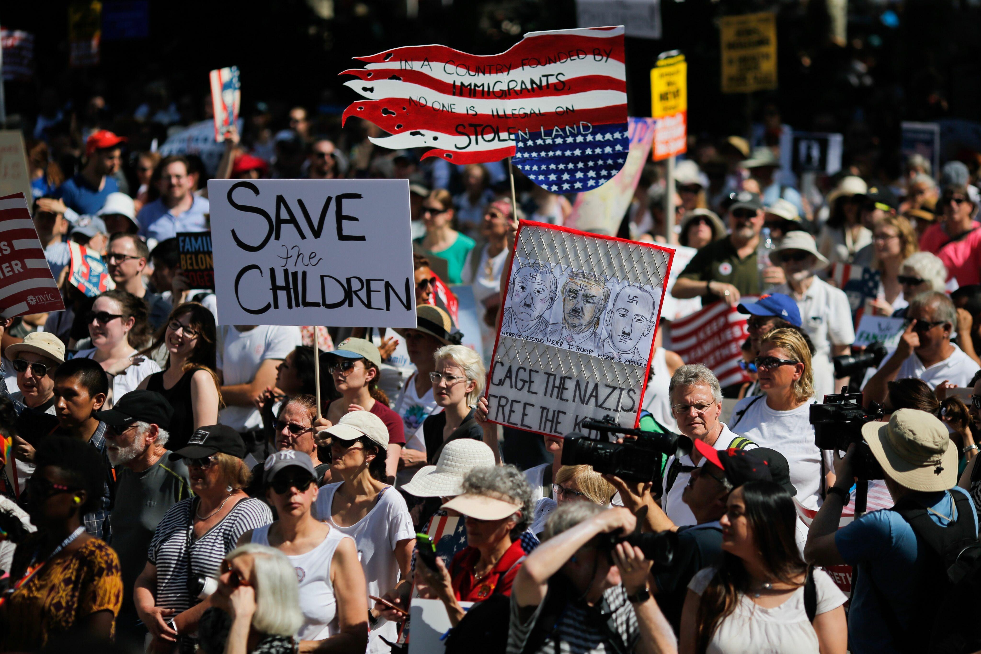 Immigration Protests Begin Across U.S.  - Thumbnail Image