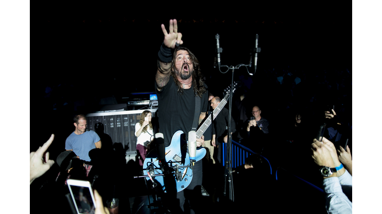 Dave Grohl @ The iHeartRadio Foo FAnthem Show at The Anthem on October 11 2017, Tasos Katopodis/Getty Images