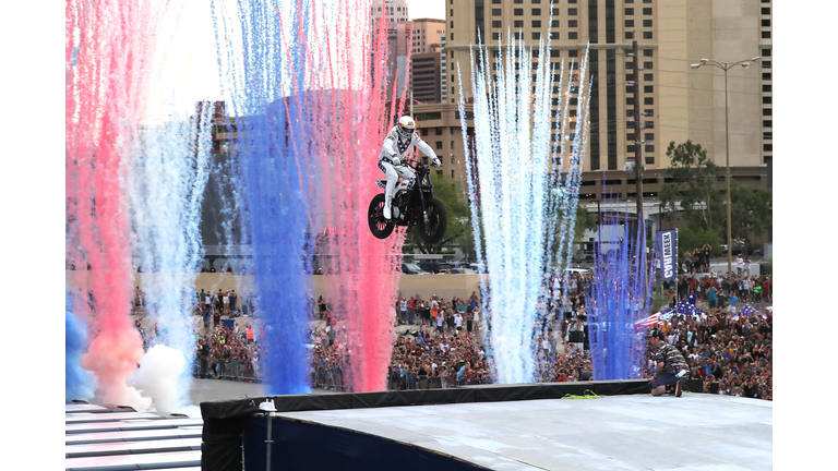 Travis Pastrana at Evel Live event in Las Vegas