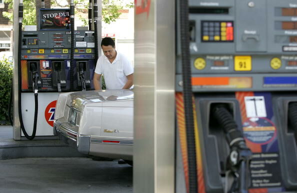 gas prices rise slightly