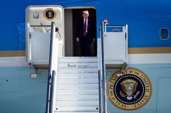 President Trump-Air Force One-GETTY IMAGES