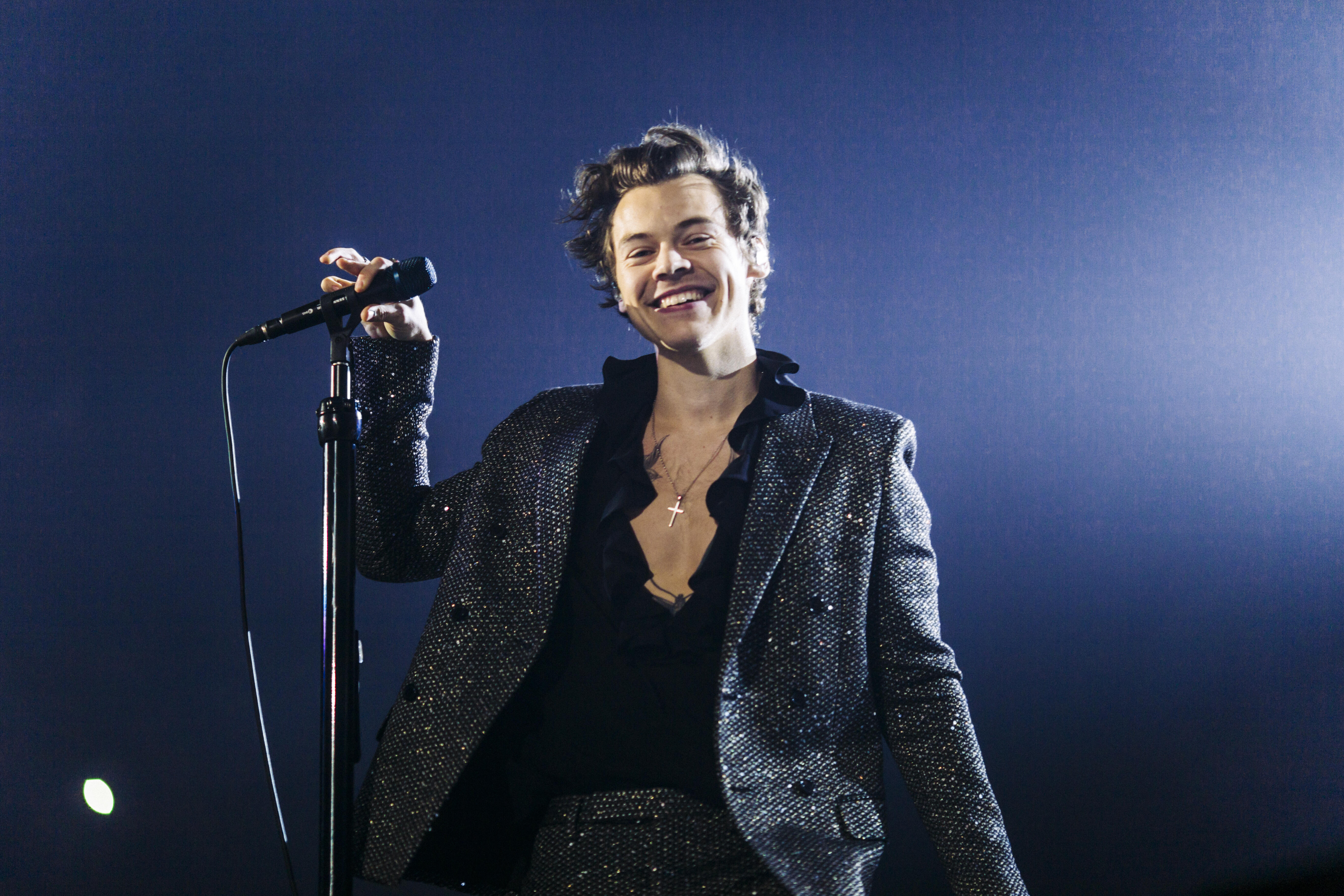 Harry Styles Calls Fan's Mother On Stage At Los Angeles ...