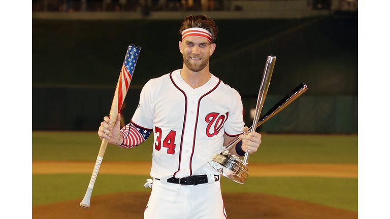 Bryce Harper wins the T-Mobile Home Run Derby at Nationals Park in Washington, D.C.