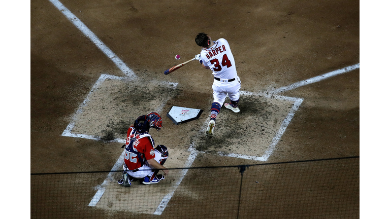 Bryce Harper at the T-Mobile Home Run Derby at Nationals Park in Washington, D.C.