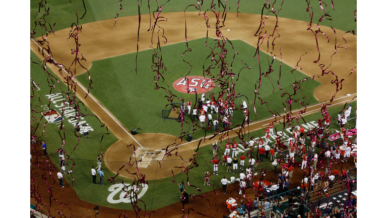 Bryce Harper wins the T-Mobile Home Run Derby at Nationals Park in Washington, D.C.