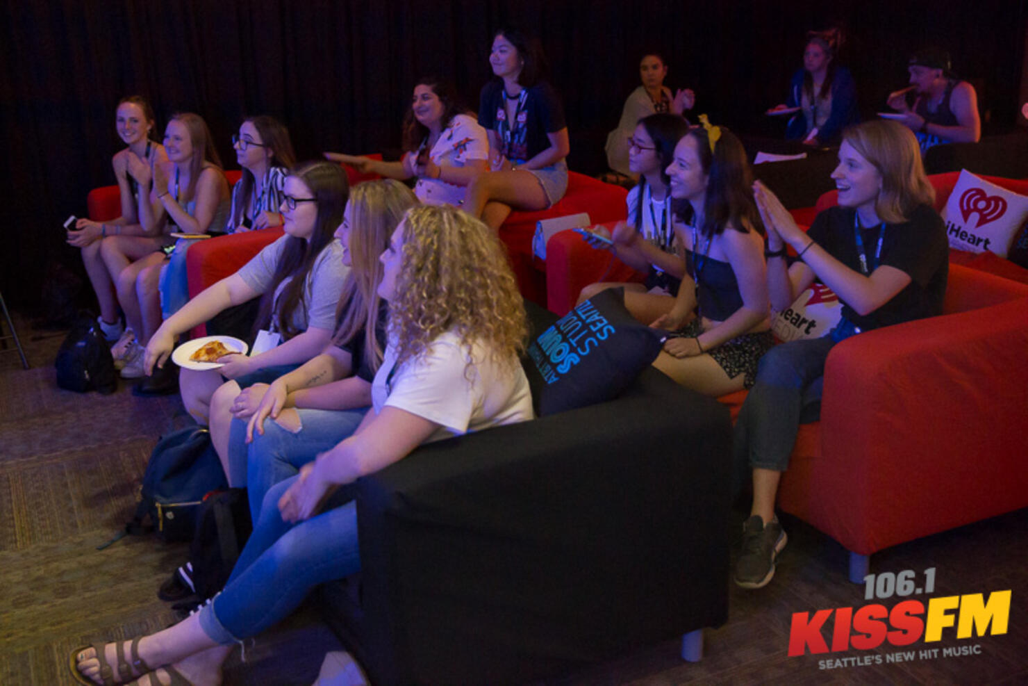Bea Miller in the AT&T Thanks Sound Studio
