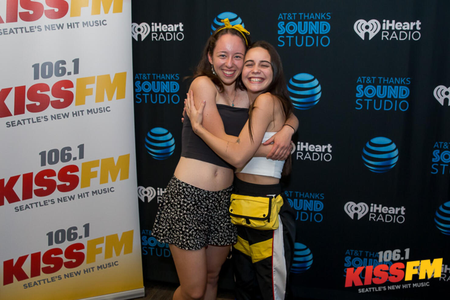 Bea Miller in the AT&T Thanks Sound Studio