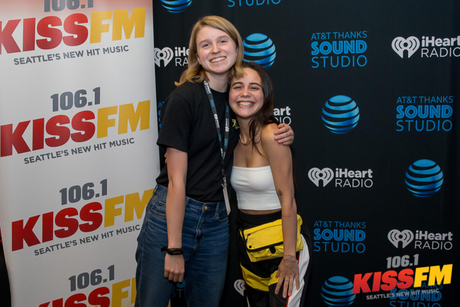 Bea Miller in the AT&T Thanks Sound Studio