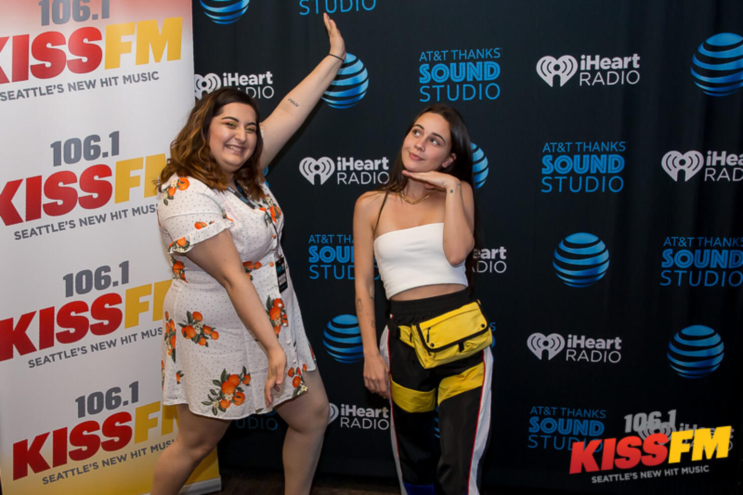 Bea Miller in the AT&T Thanks Sound Studio