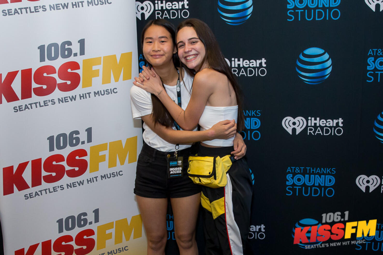 Bea Miller in the AT&T Thanks Sound Studio