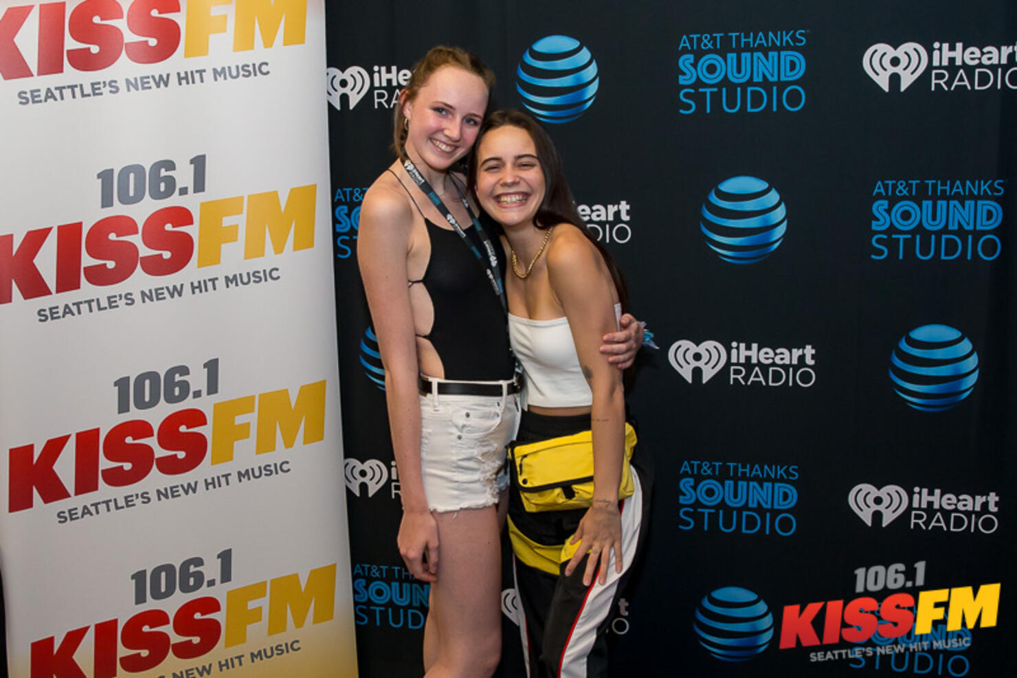 Bea Miller in the AT&T Thanks Sound Studio