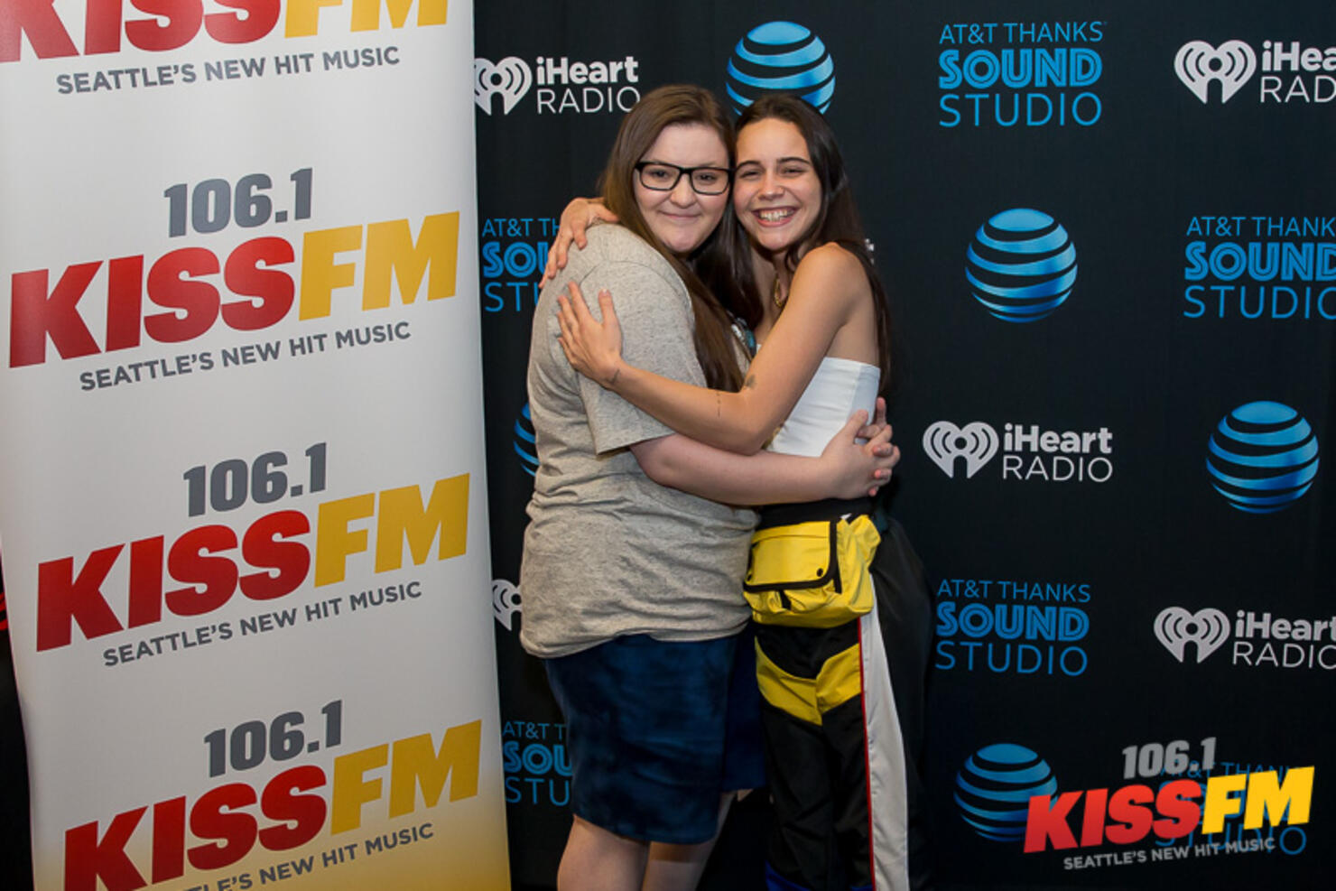 Bea Miller in the AT&T Thanks Sound Studio