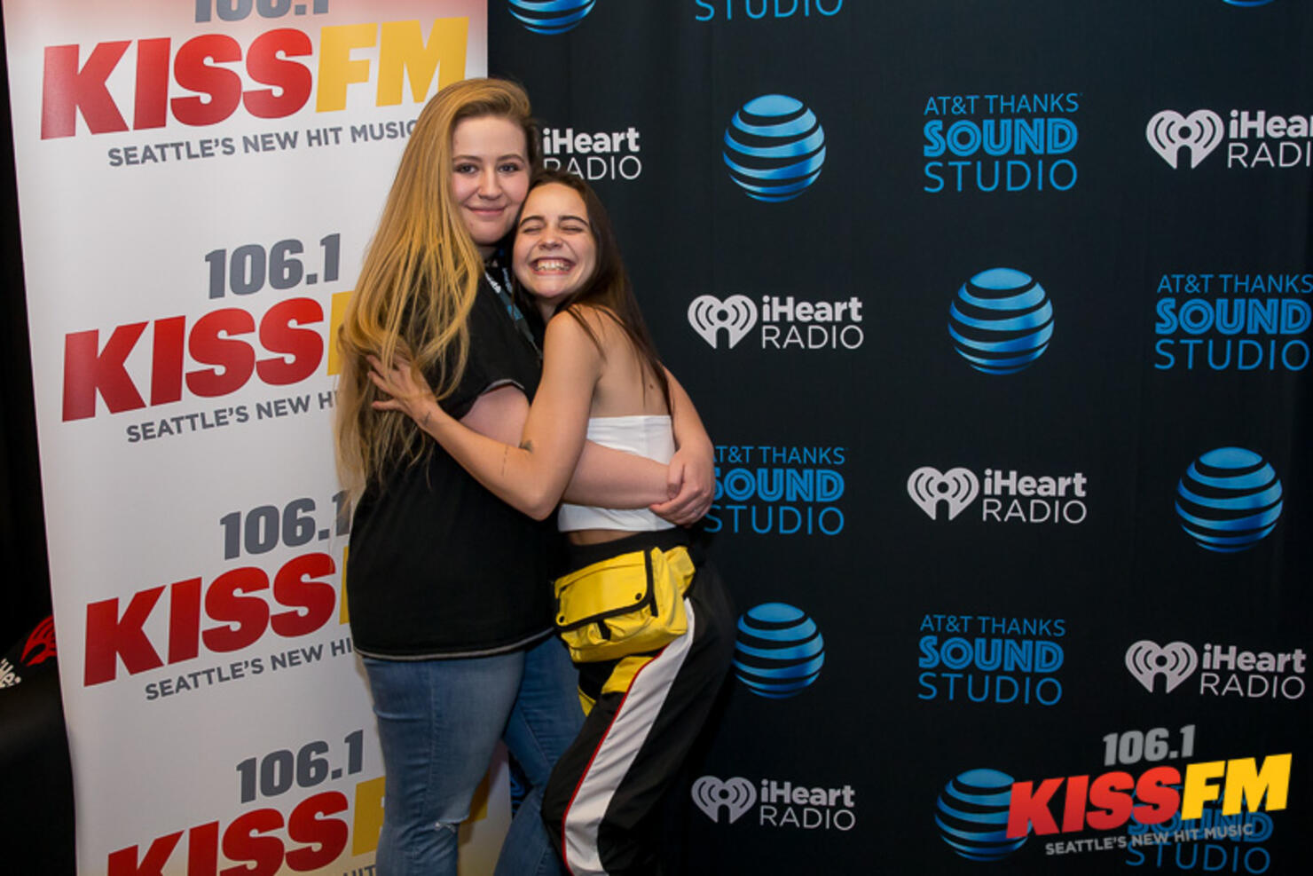 Bea Miller in the AT&T Thanks Sound Studio
